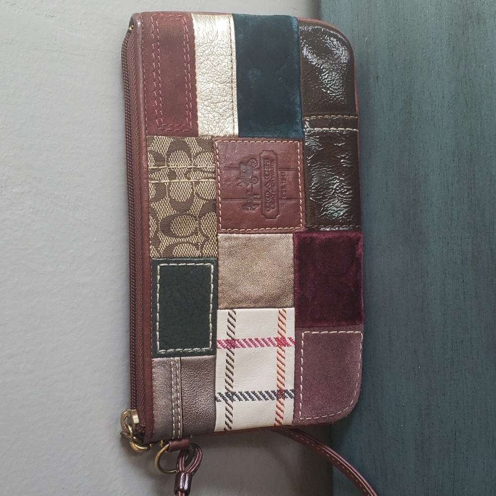 Coach Patchwork Wristlet